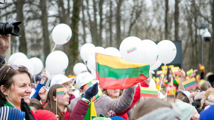 „Tautiška giesmė“ nuo Kauno kalvų