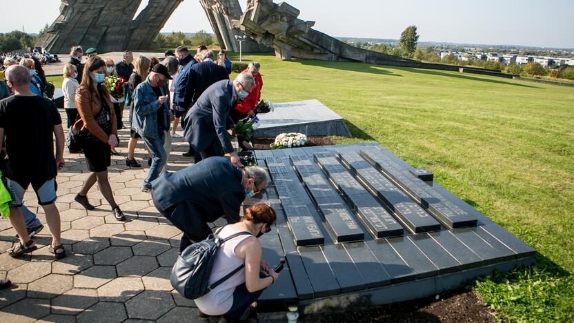 Lietuvos žydų genocido aukų dienos minėjimas IX forte