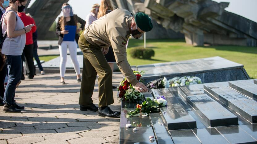 Lietuvos žydų genocido aukų dienos minėjimas IX forte