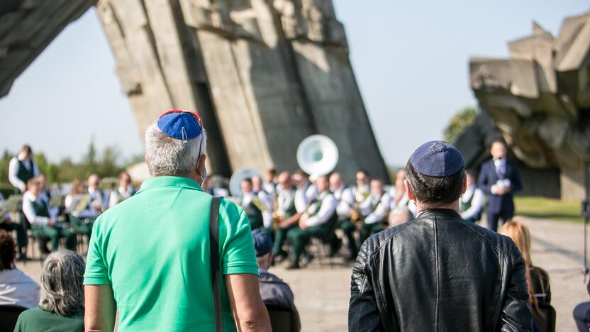 Lietuvos žydų genocido aukų dienos minėjimas IX forte