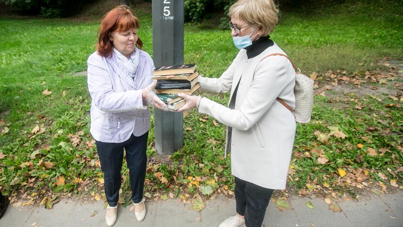 Viešosios bibliotekos iškraustymo akcija