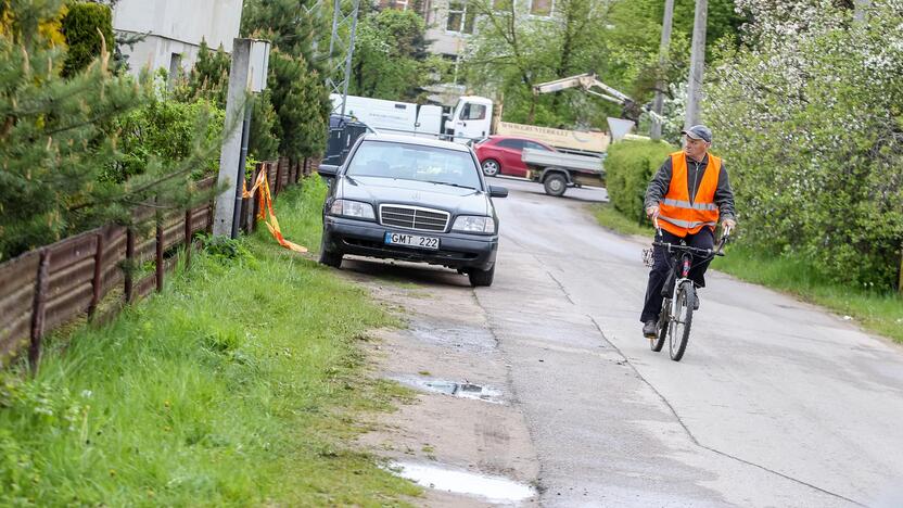 Nusikaltimo vieta Karmėlavoje 