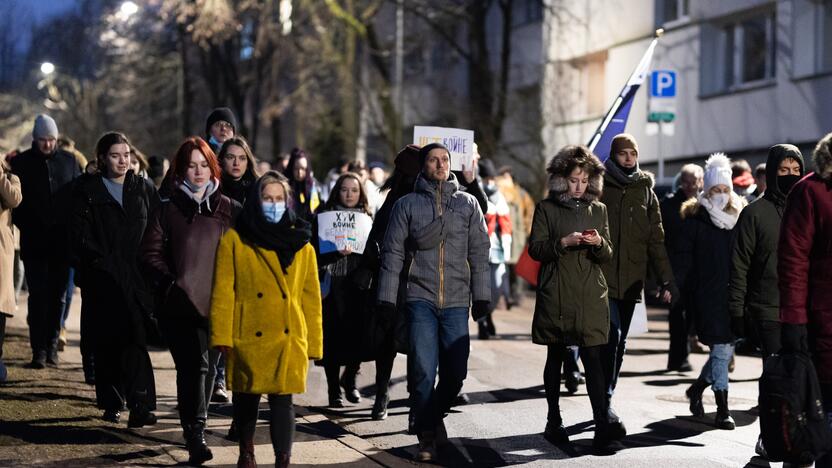 Vienybės ir solidarumo akcija „Laisvė šviečia“ Vilniuje