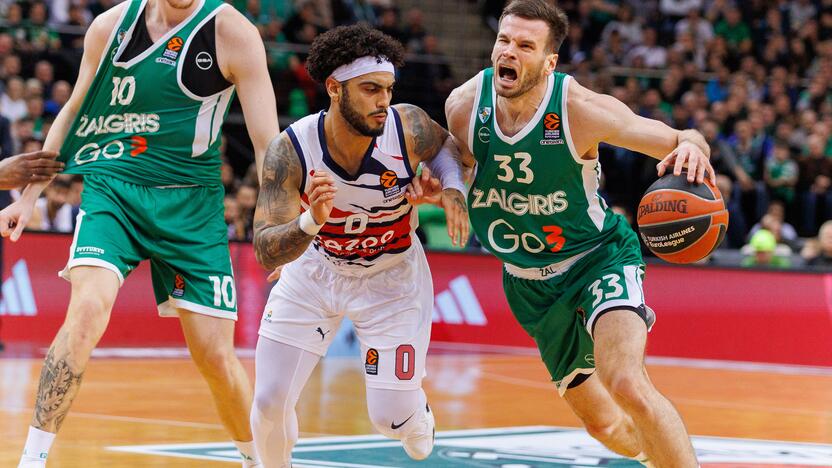 Eurolyga: Kauno „Žalgiris“ – Vitorijos „Baskonia“ (79:75)