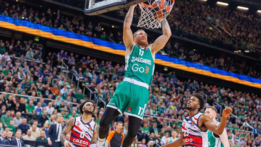 Eurolyga: Kauno „Žalgiris“ – Vitorijos „Baskonia“ (79:75)