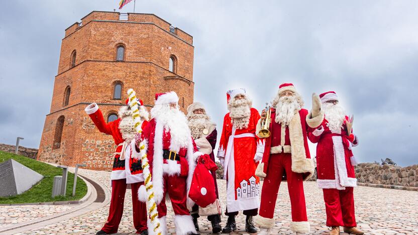 Kalėdų Senelių sąskrydis Vilniuje