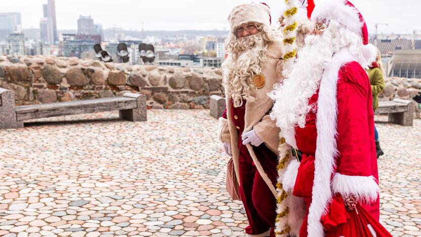 Kalėdų Senelių sąskrydis Vilniuje