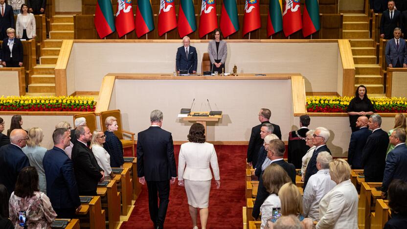 G. Nausėdos inauguracija Seime