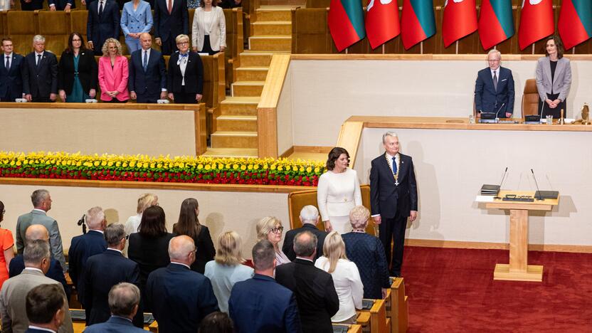 G. Nausėdos inauguracija Seime