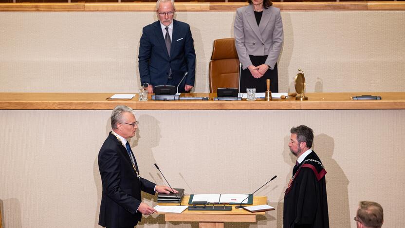 G. Nausėdos inauguracija Seime