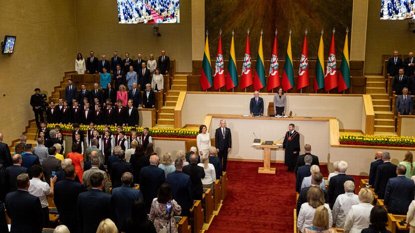 G. Nausėdos inauguracija Seime