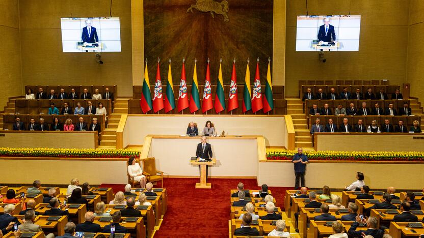 G. Nausėdos inauguracija Seime