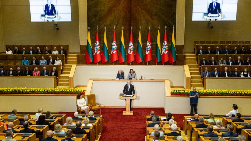 G. Nausėdos inauguracija Seime