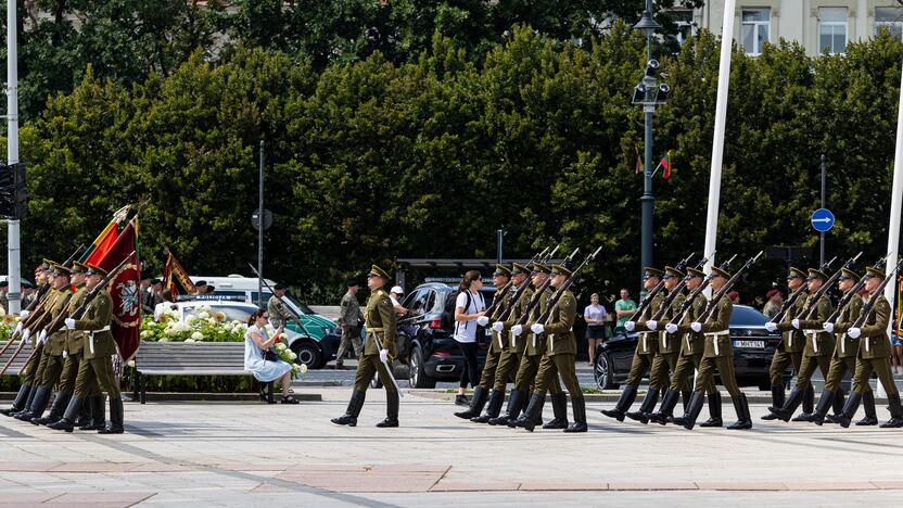 Lietuvos ginkluotųjų pajėgų vėliavų, būrių ir vadų rikiuotė