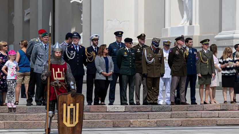 Lietuvos ginkluotųjų pajėgų vėliavų, būrių ir vadų rikiuotė