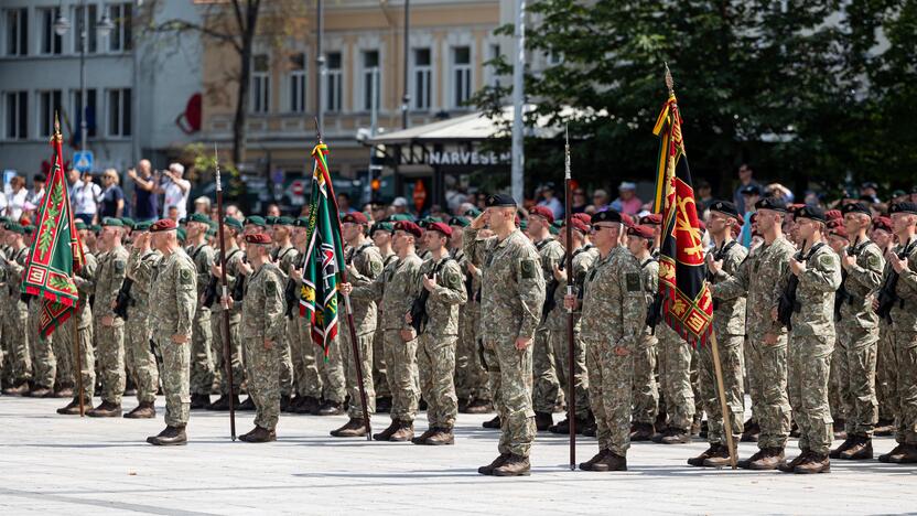 Lietuvos ginkluotųjų pajėgų vėliavų, būrių ir vadų rikiuotė