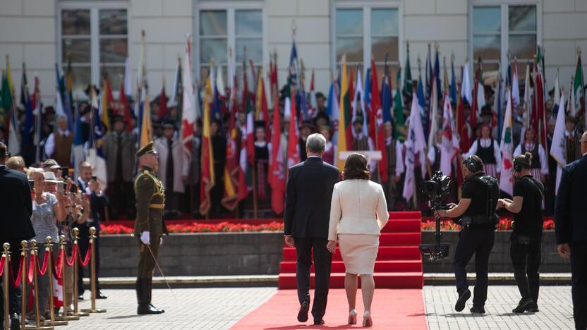 Iškilminga Respublikos Prezidento vėliavos keitimo ceremonija