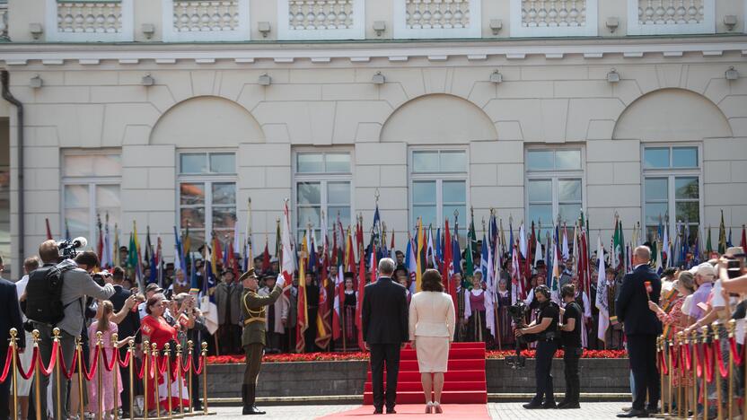 Iškilminga Respublikos Prezidento vėliavos keitimo ceremonija