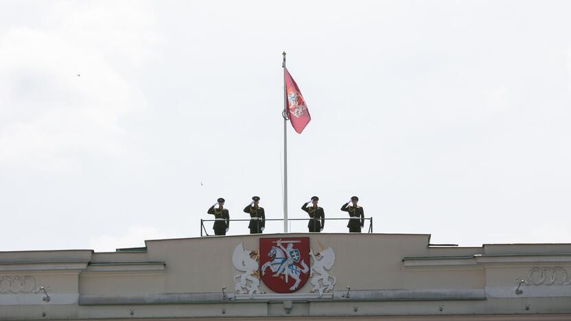 Iškilminga Respublikos Prezidento vėliavos keitimo ceremonija