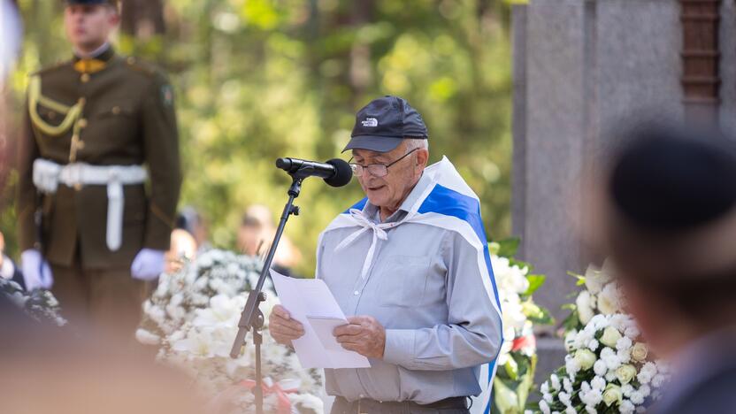 Vilniuje pagerbtas Lietuvos žydų genocido aukų atminimas