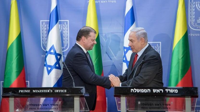 Saulius Skvernelis ir Benjaminas Netanyahu