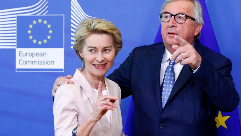 Ursula von der Leyen ir Jeanas-Claude'as Junckeris