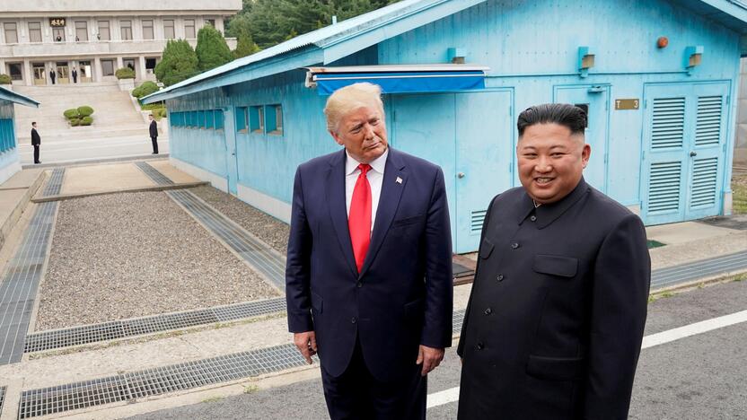 Donaldas Trumpas ir Kim Jong Unas