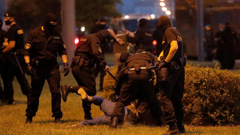 Protestai po rinkimų Baltarusijoje