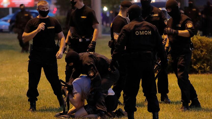 Protestai po rinkimų Baltarusijoje