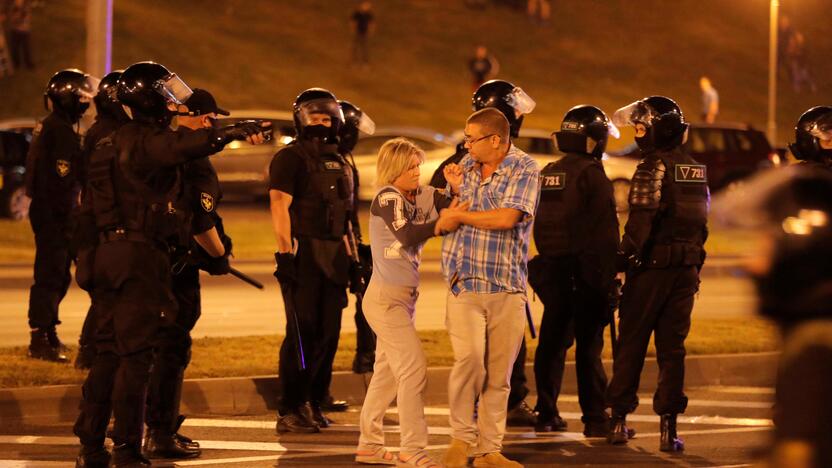 Protestai po rinkimų Baltarusijoje