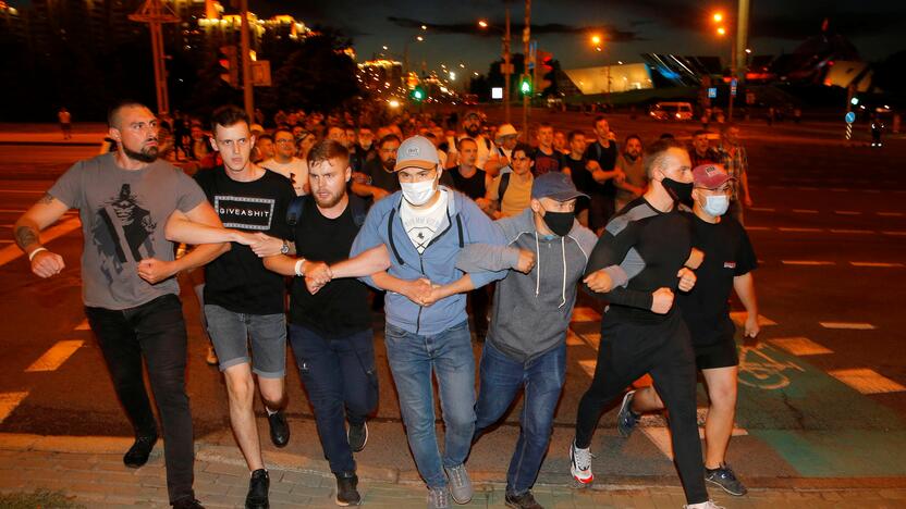 Protestai po rinkimų Baltarusijoje