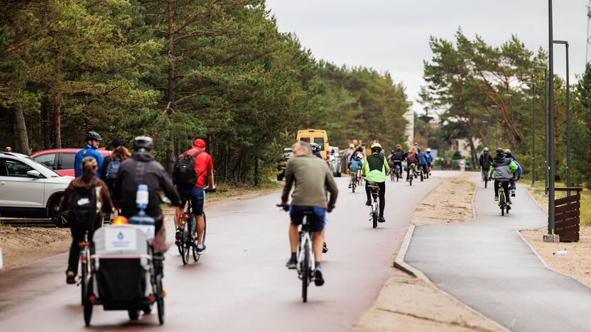 Rekonstruotas Kuršių nerijos dviračių takas