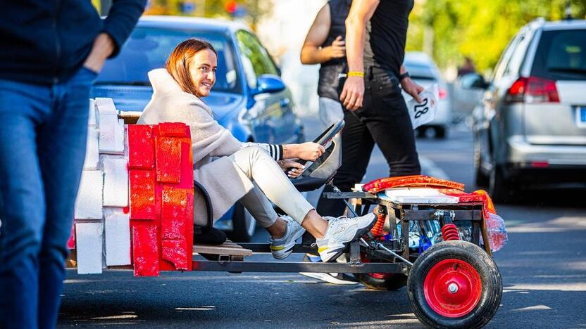 Pasiruošimas „Red Bull muilinių lenktynėms“