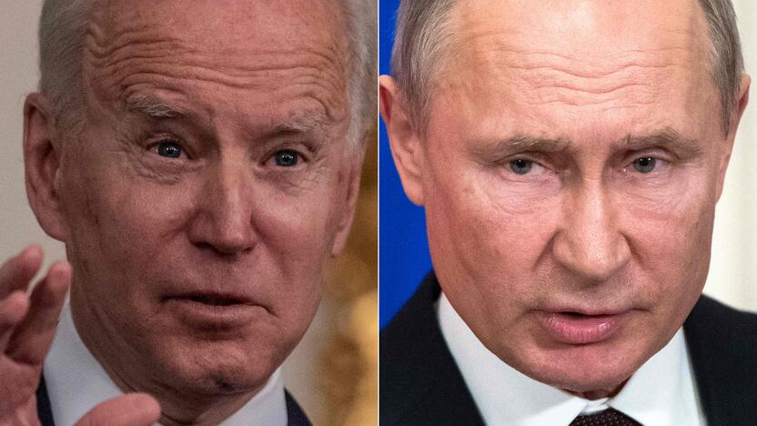 Joe Bidenas ir Vladimiras Putinas