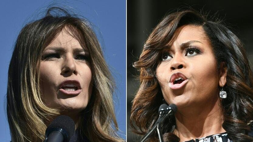 Melania Trump ir Michelle Obama