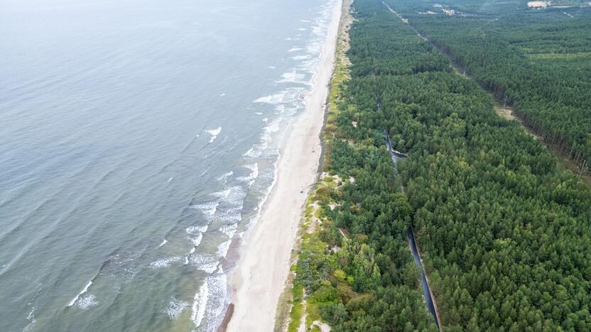 Rekonstruotas Kuršių nerijos dviračių takas