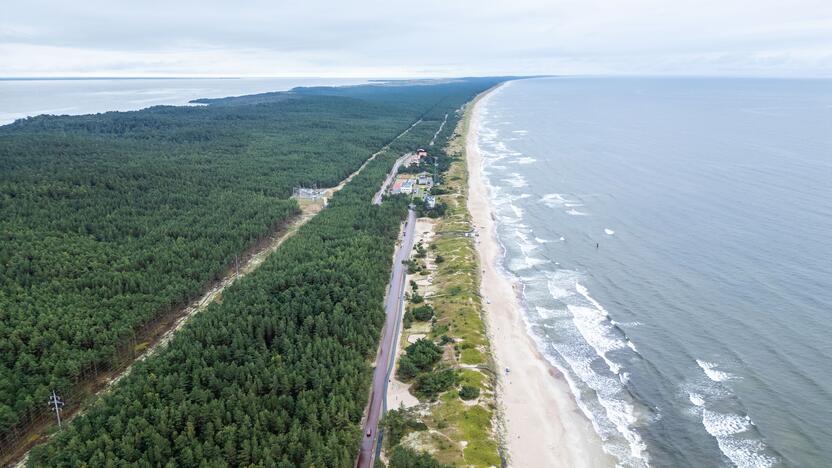 Rekonstruotas Kuršių nerijos dviračių takas