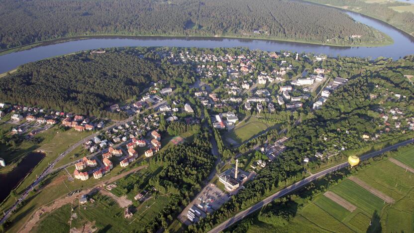 Nemuno kilpa ties Birštonu