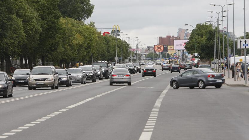 Eismas: Taikos prospektas Klaipėdoje – viena avaringiausių Lietuvos gatvių.