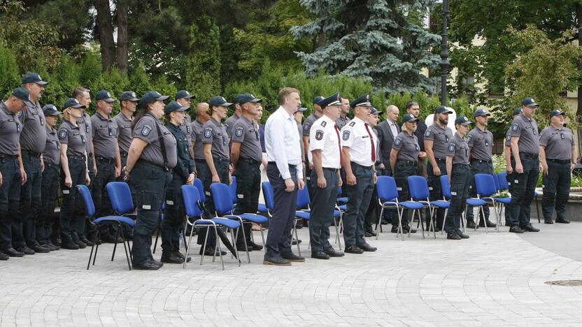 Apdovanoti Klaipėdos pareigūnai