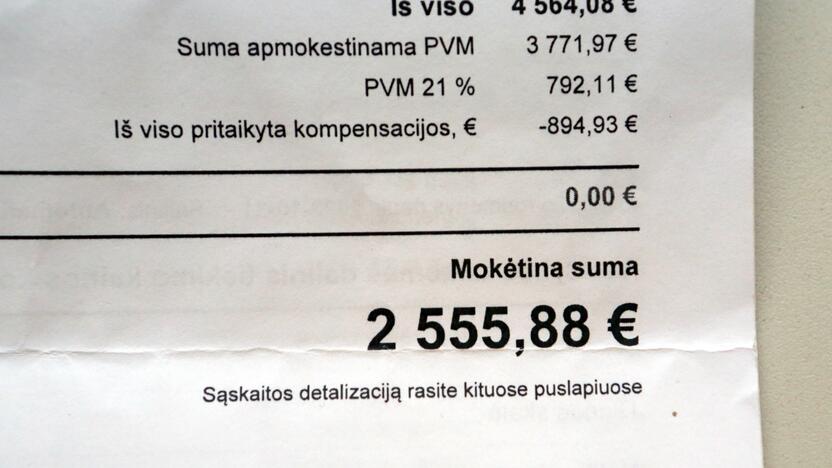 Skaičiai: vieną mėnesį sąskaitoje matęs 1,2 tūkst. eurų permoką, kitą mėnesį pensininkas sulaukė 4,5 tūkst. eurų sąskaitos už elektrą.