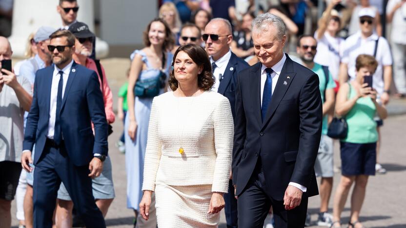 Iškilminga Respublikos Prezidento vėliavos keitimo ceremonija