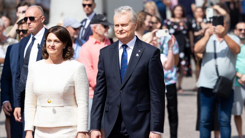 Iškilminga Respublikos Prezidento vėliavos keitimo ceremonija