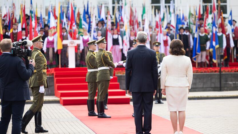 Iškilminga Respublikos Prezidento vėliavos keitimo ceremonija