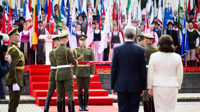 Iškilminga Respublikos Prezidento vėliavos keitimo ceremonija