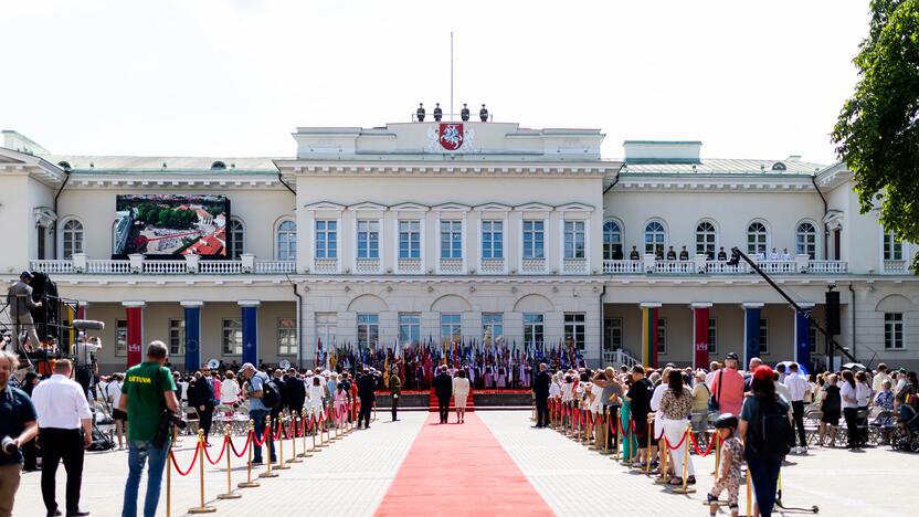 Iškilminga Respublikos Prezidento vėliavos keitimo ceremonija