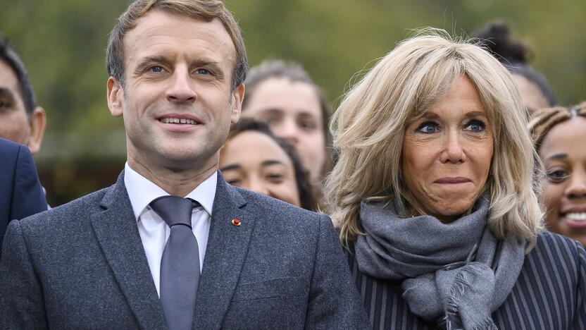 Emmanuelis Macronas ir Brigitte Macron