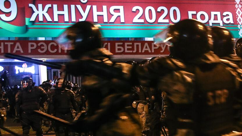 Protestai po rinkimų Baltarusijoje