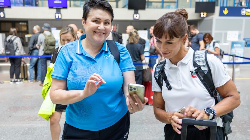 Į Paryžių išskrido pirmieji Lietuvos olimpiečiai