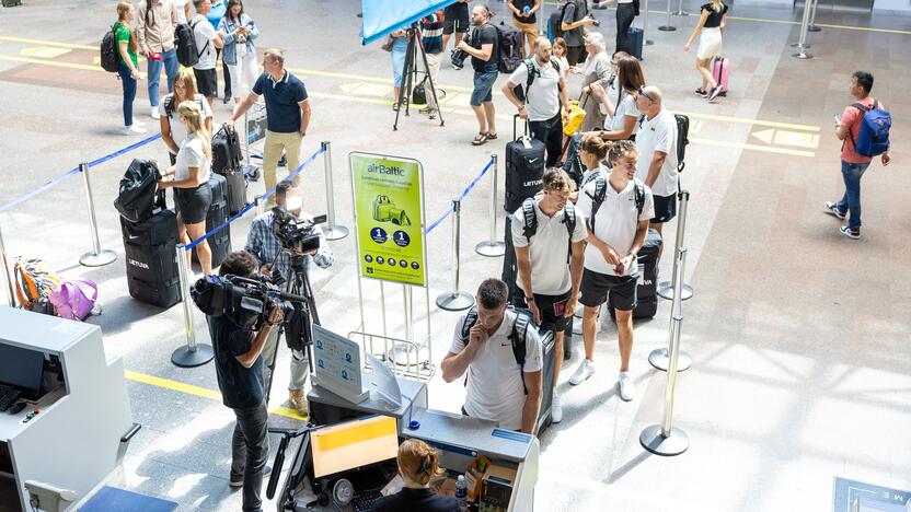 Į Paryžių išskrido pirmieji Lietuvos olimpiečiai